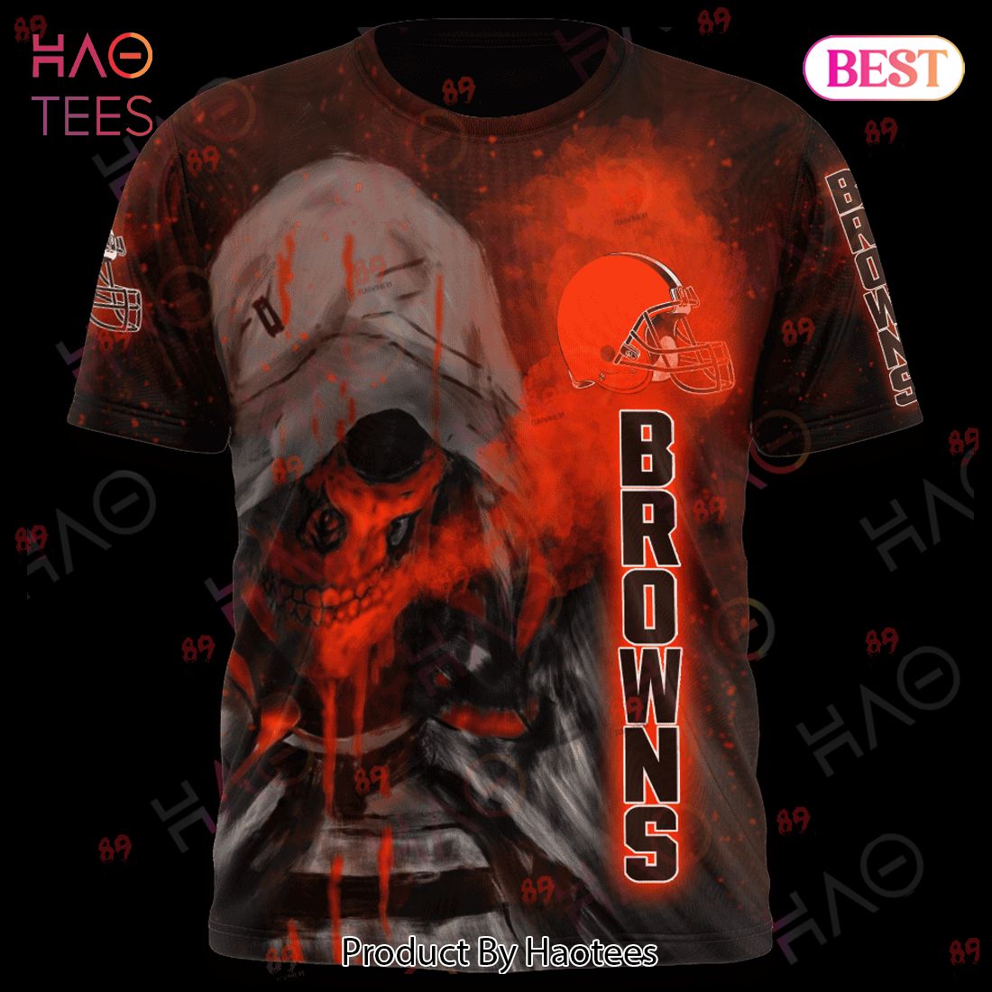Browns Skull Smoke LIMITED EDITION Hoodie Browns Skull Smoke LIMITED EDITION Hoodie