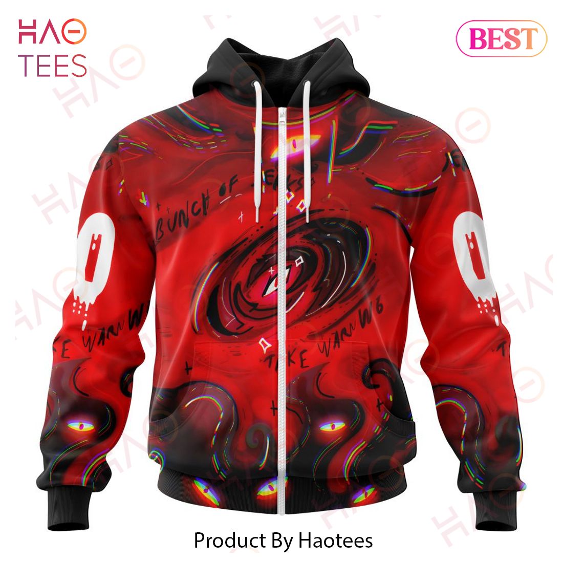 Carolina Hurricanes Specialized Jersey For Halloween Night Hoodie Carolina Hurricanes Specialized Jersey For Halloween Night Hoodie