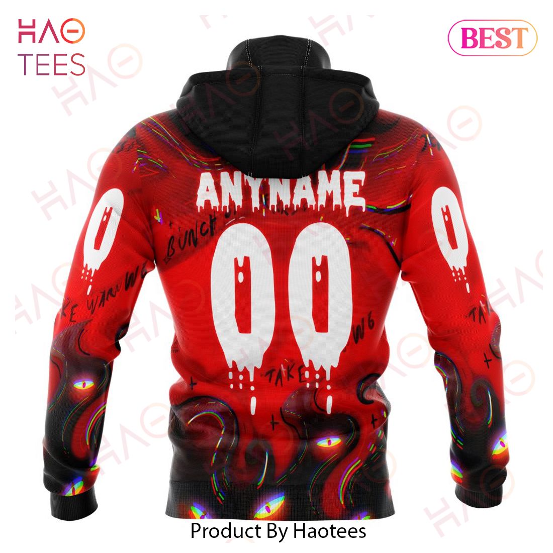 Carolina Hurricanes Specialized Jersey For Halloween Night Hoodie Carolina Hurricanes Specialized Jersey For Halloween Night Hoodie