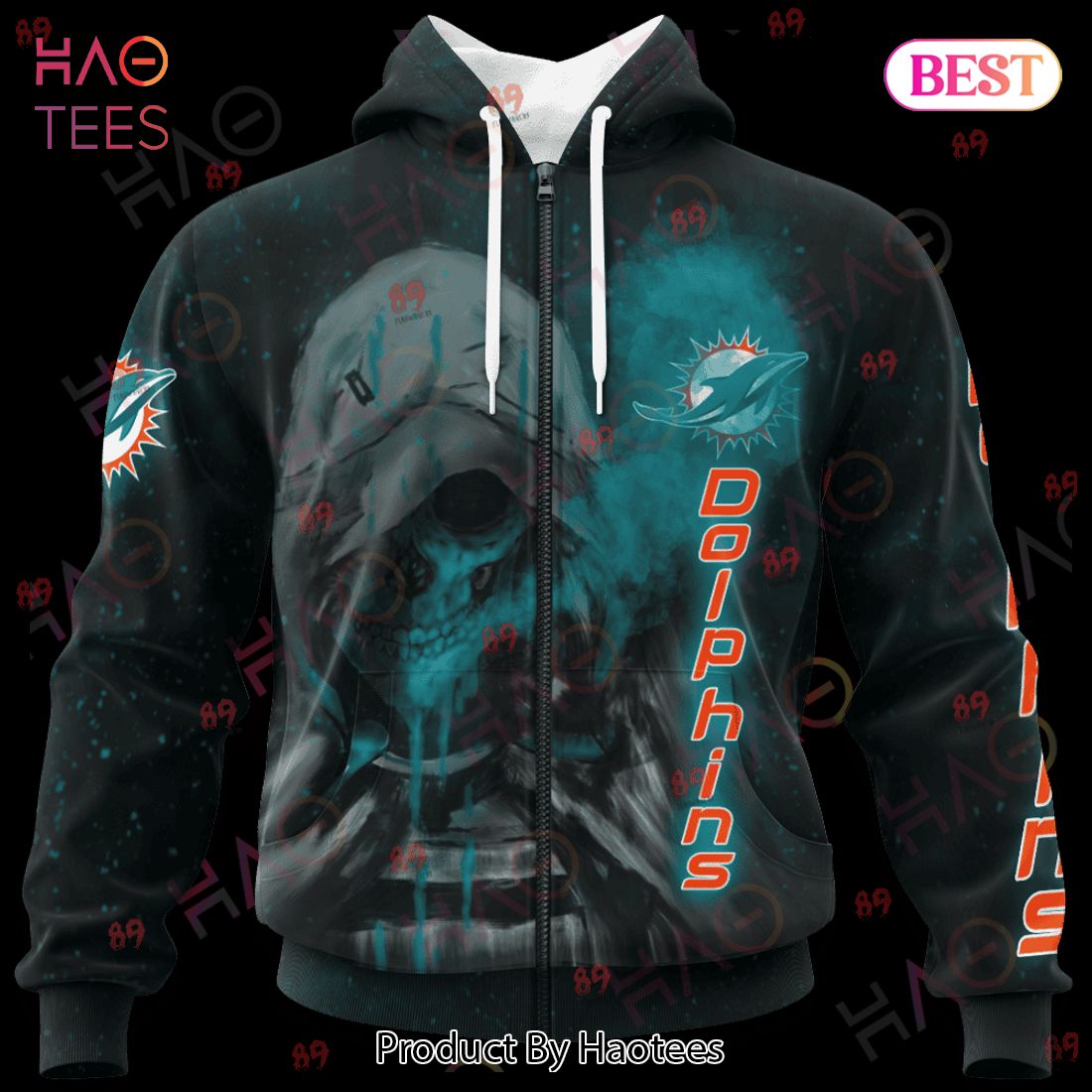 Dolphins Skull Smoke LIMITED EDITION Hoodie Dolphins Skull Smoke LIMITED EDITION Hoodie