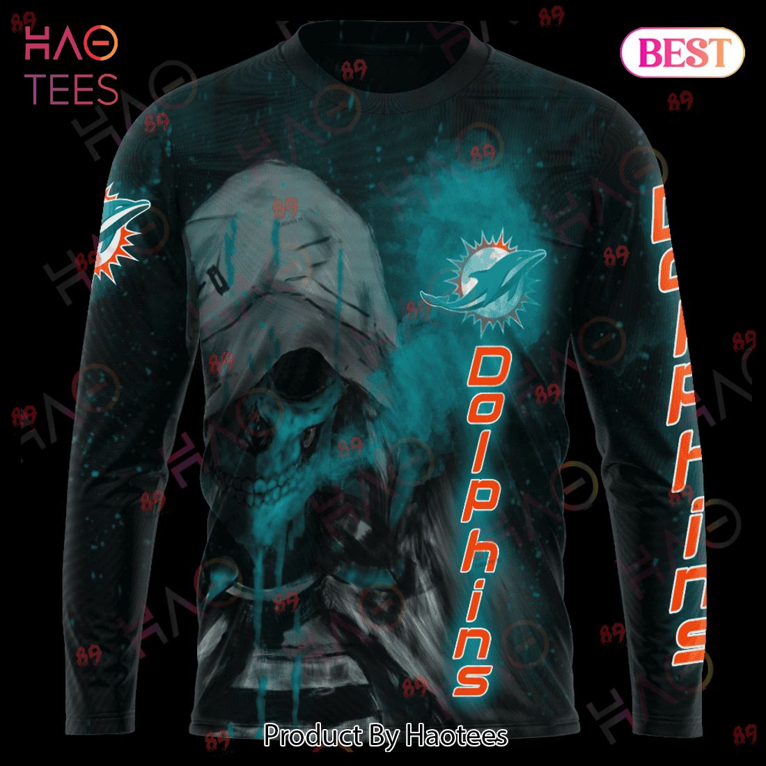 Dolphins Skull Smoke LIMITED EDITION Hoodie Dolphins Skull Smoke LIMITED EDITION Hoodie