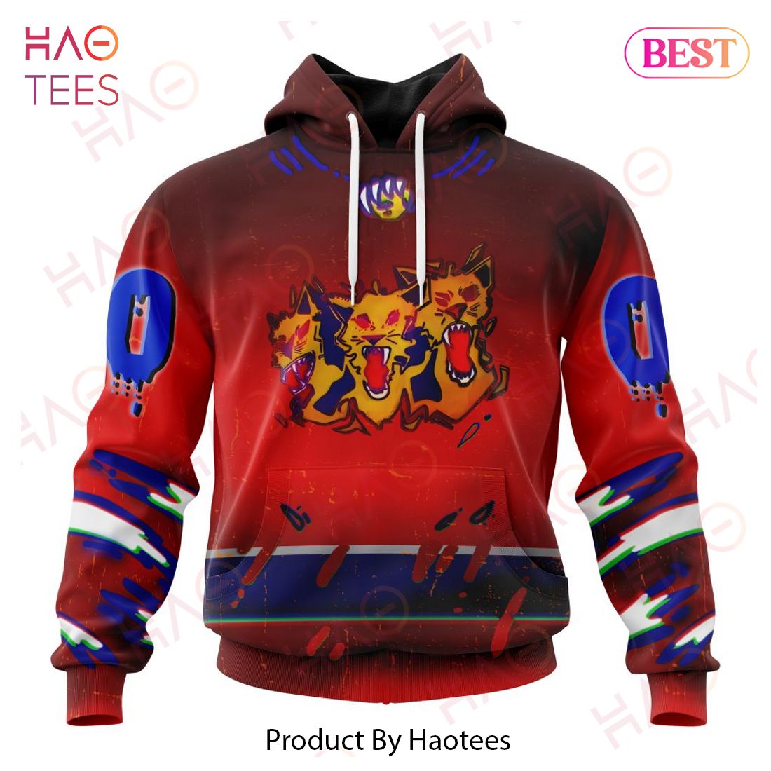 Florida Panthers Specialized Jersey For Halloween Night Hoodie Florida Panthers Specialized Jersey For Halloween Night Hoodie