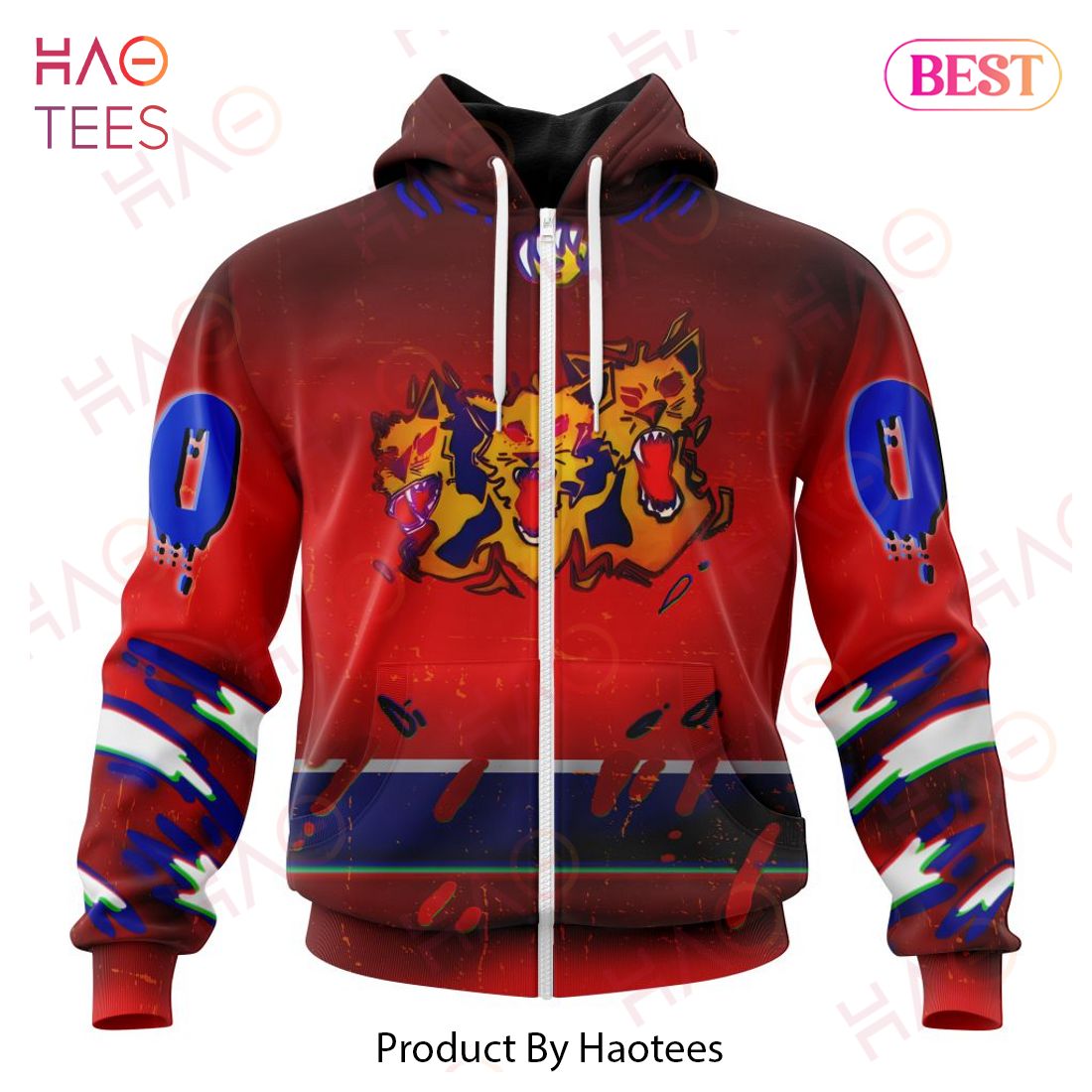 Florida Panthers Specialized Jersey For Halloween Night Hoodie Florida Panthers Specialized Jersey For Halloween Night Hoodie