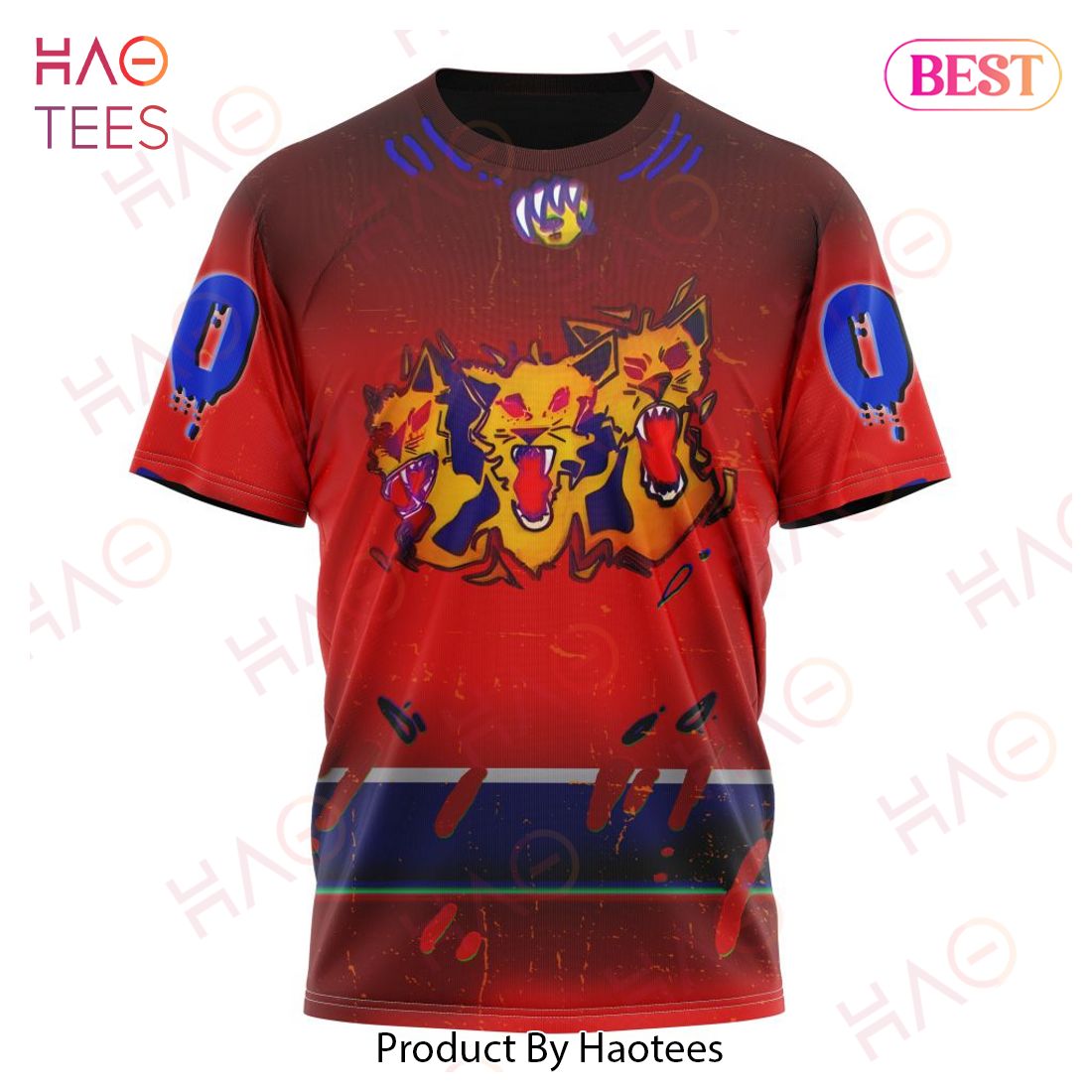 Florida Panthers Specialized Jersey For Halloween Night Hoodie Florida Panthers Specialized Jersey For Halloween Night Hoodie