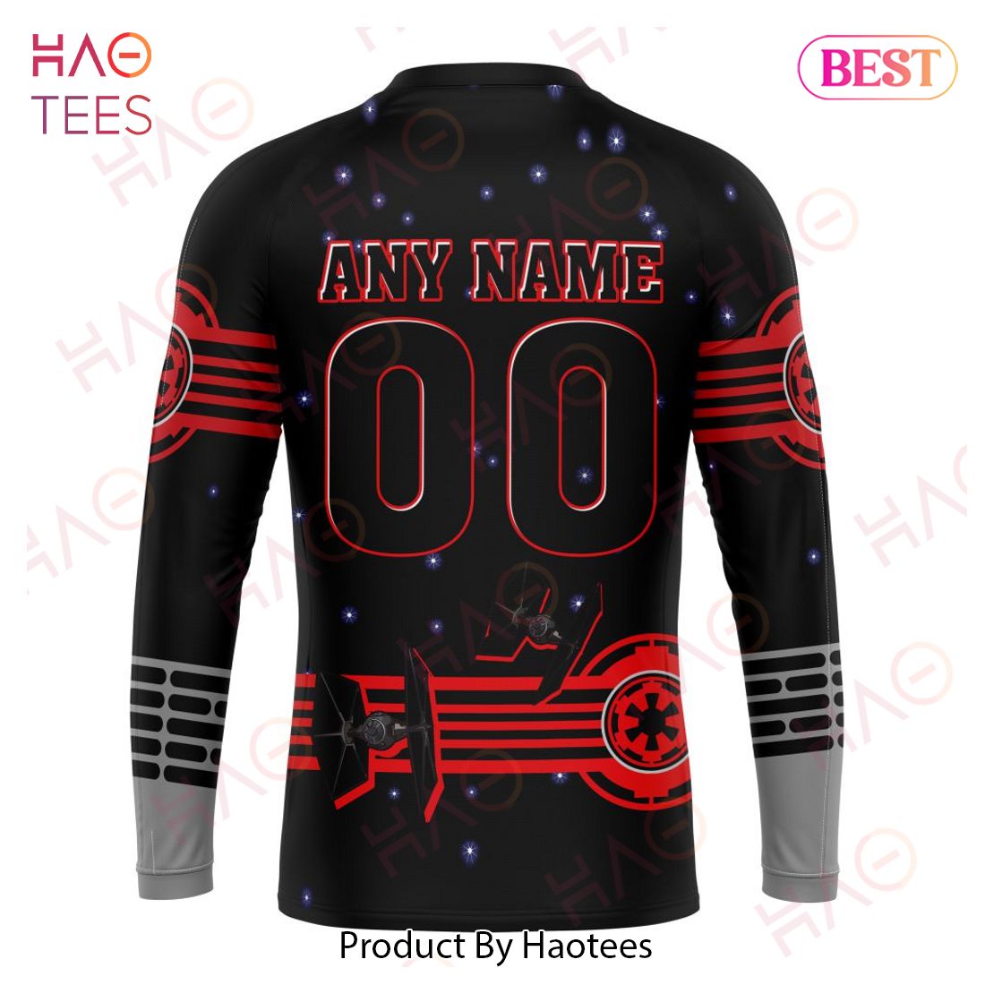 NHL Arizona Coyotes Specialized Starwar Darth Vader Version Jersey Hoodie NHL Arizona Coyotes Specialized Starwar Darth Vader Version Jersey Hoodie