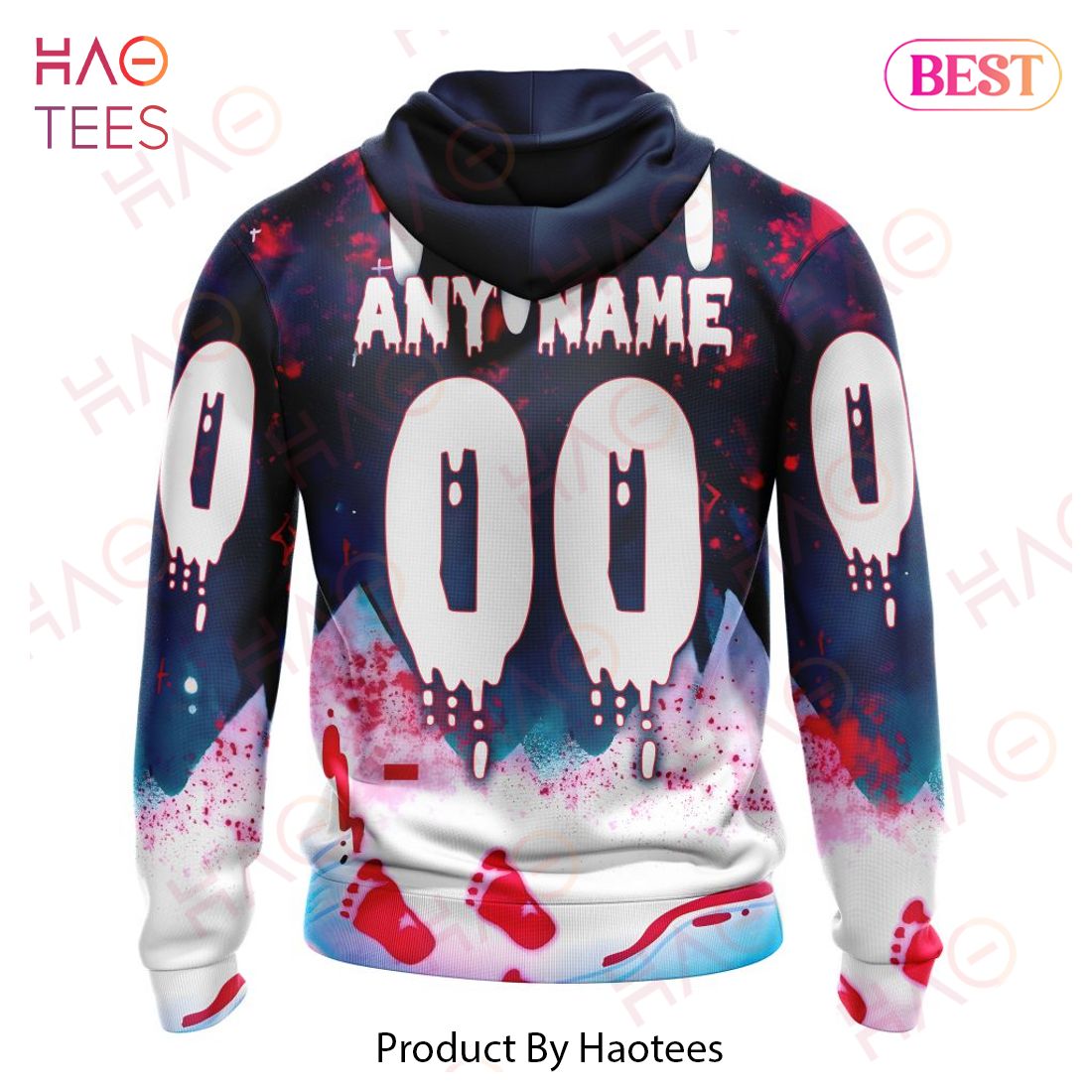 NHL Colorado Avalanche Specialized Jersey For Halloween Night Hoodie NHL Colorado Avalanche Specialized Jersey For Halloween Night Hoodie