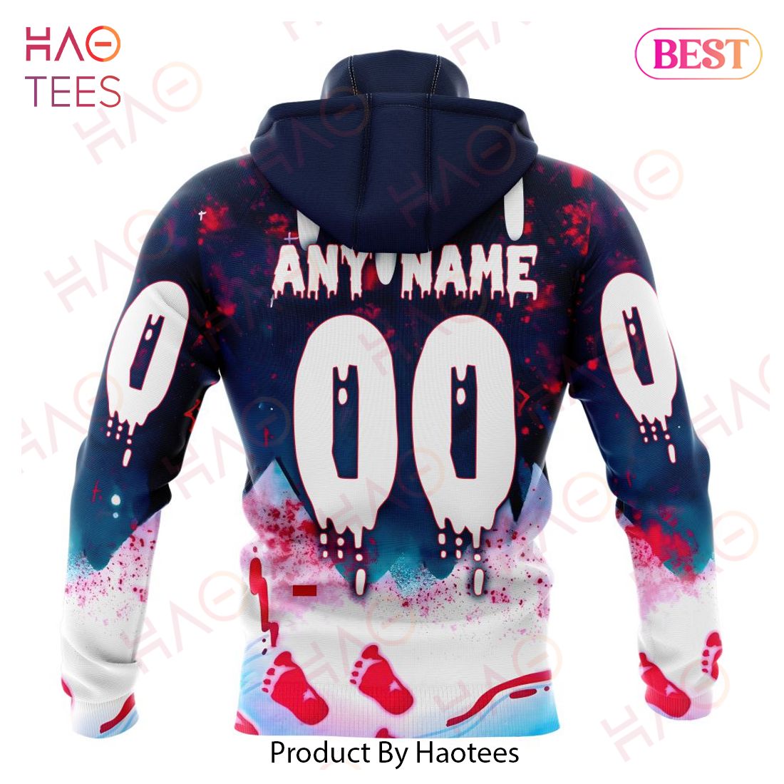 NHL Colorado Avalanche Specialized Jersey For Halloween Night Hoodie NHL Colorado Avalanche Specialized Jersey For Halloween Night Hoodie