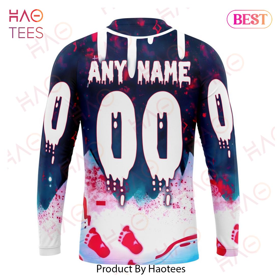 NHL Colorado Avalanche Specialized Jersey For Halloween Night Hoodie NHL Colorado Avalanche Specialized Jersey For Halloween Night Hoodie