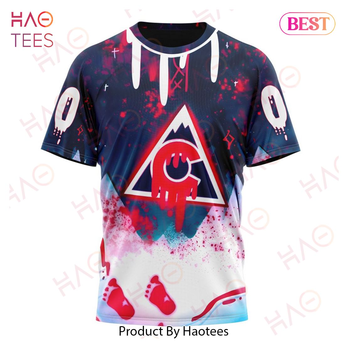 NHL Colorado Avalanche Specialized Jersey For Halloween Night Hoodie NHL Colorado Avalanche Specialized Jersey For Halloween Night Hoodie