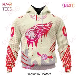 NHL Detroit Red Wings Specialized Jersey For Halloween Night Hoodie