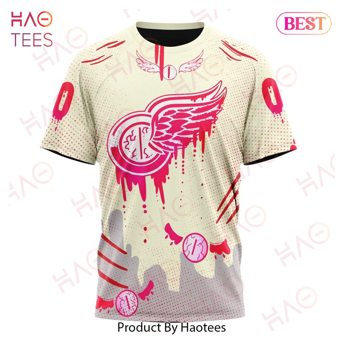 Hockey Jersey Detroit Red Wings 3D model