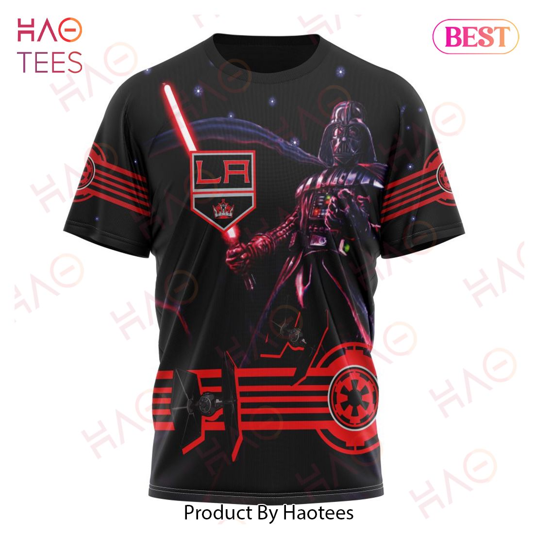 NHL Los Angeles Kings Specialized Starwar Darth Vader Version Jersey Hoodie NHL Los Angeles Kings Specialized Starwar Darth Vader Version Jersey Hoodie