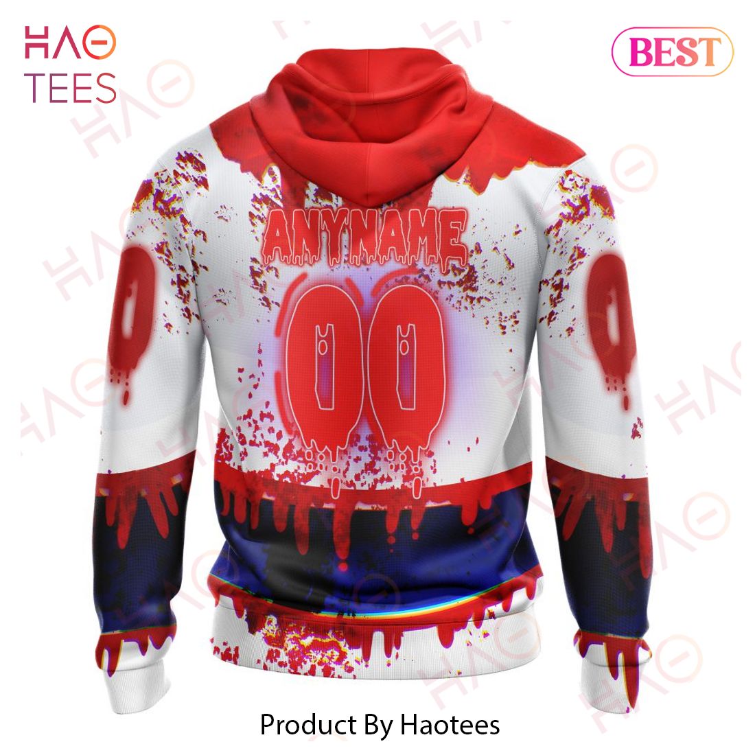 NHL Montreal Canadiens Specialized Design Jersey With Your Ribs For  Halloween All Over Printed Hoodie - Reallgraphics