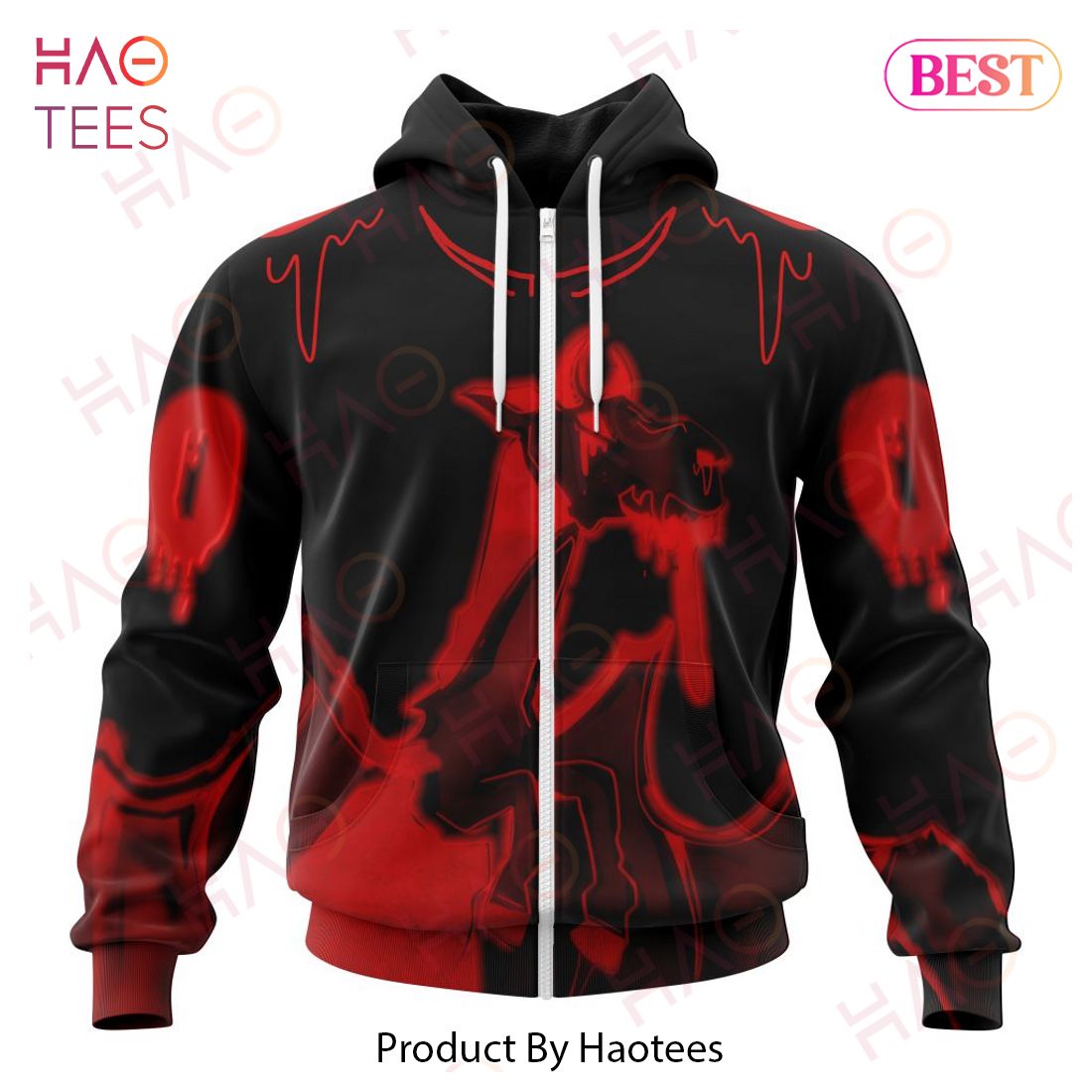 NHL New Jersey Devils Specialized Jersey For Halloween Night Hoodie NHL New Jersey Devils Specialized Jersey For Halloween Night Hoodie