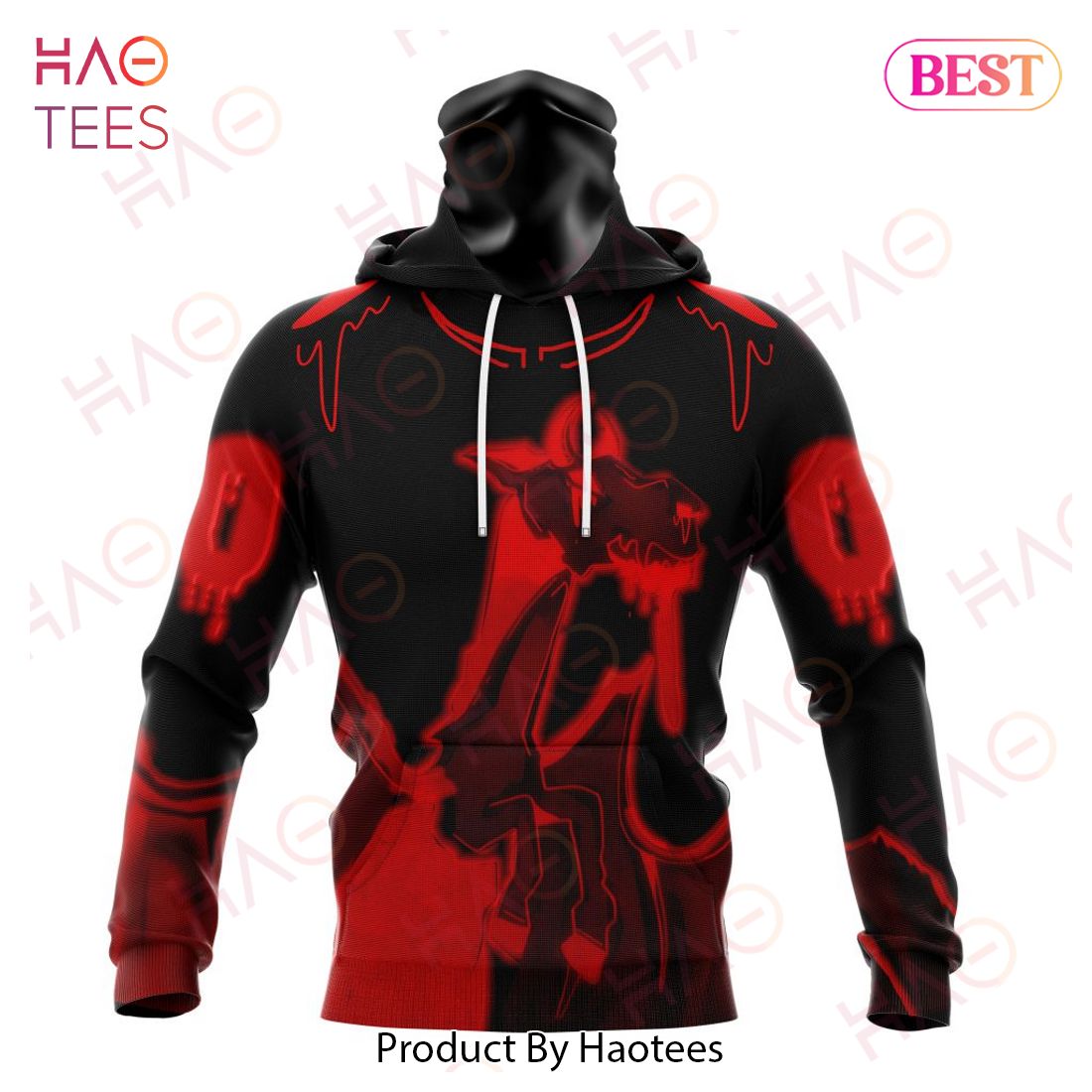 NHL New Jersey Devils Specialized Jersey For Halloween Night Hoodie NHL New Jersey Devils Specialized Jersey For Halloween Night Hoodie
