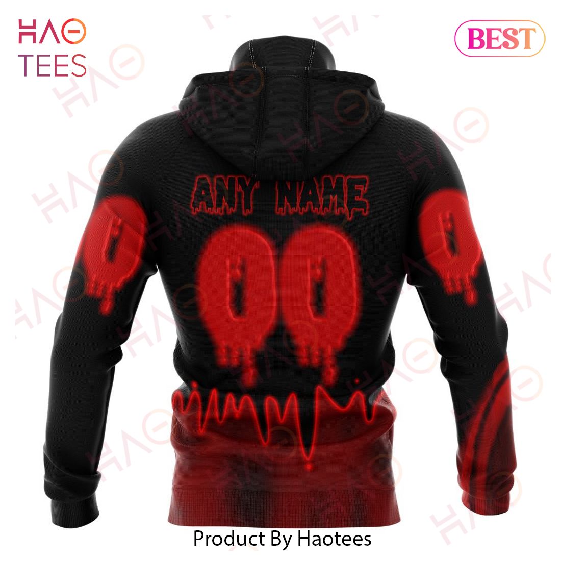 NHL New Jersey Devils Specialized Jersey For Halloween Night Hoodie NHL New Jersey Devils Specialized Jersey For Halloween Night Hoodie