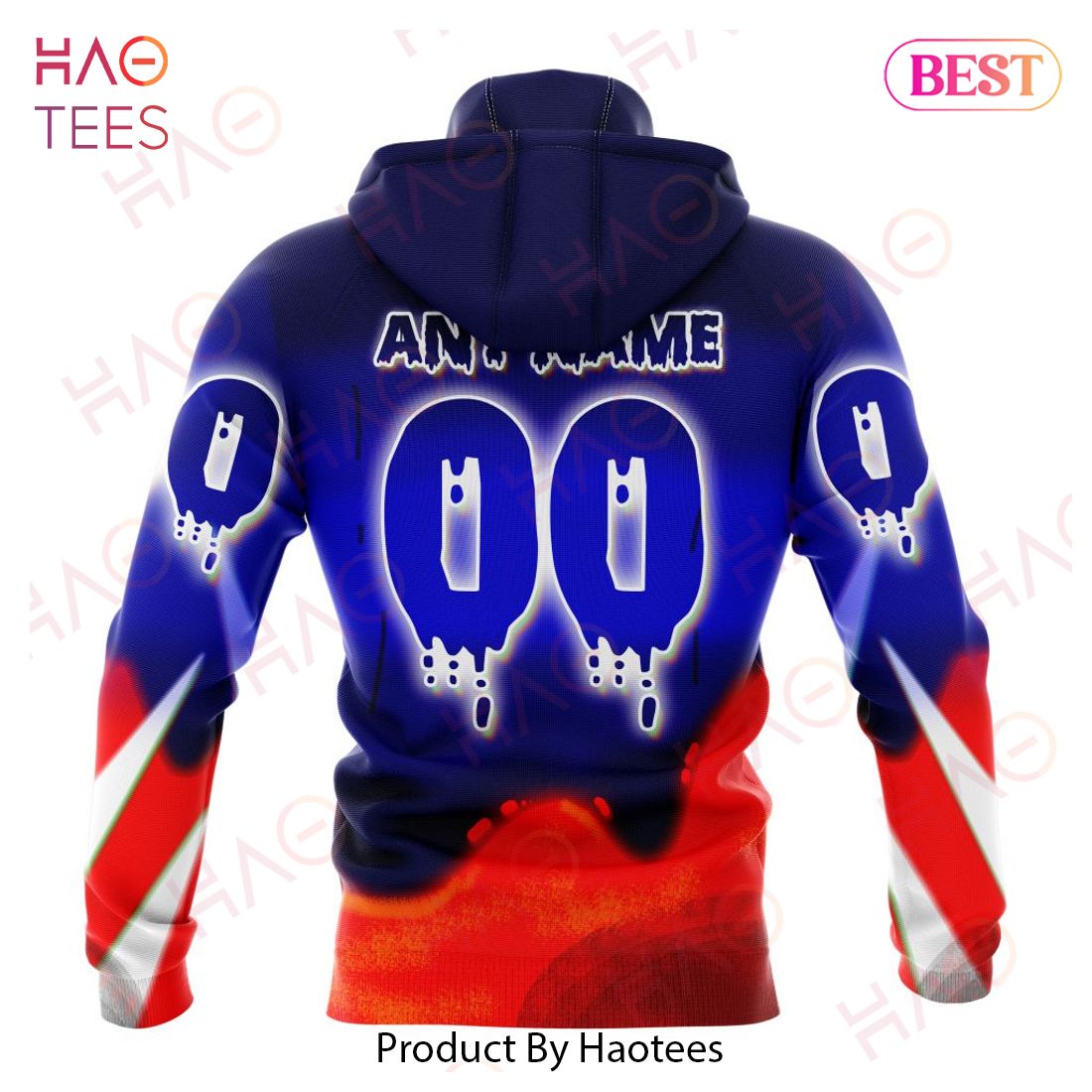 NHL New York Rangers Specialized Jersey For Halloween Night Hoodie NHL New York Rangers Specialized Jersey For Halloween Night Hoodie