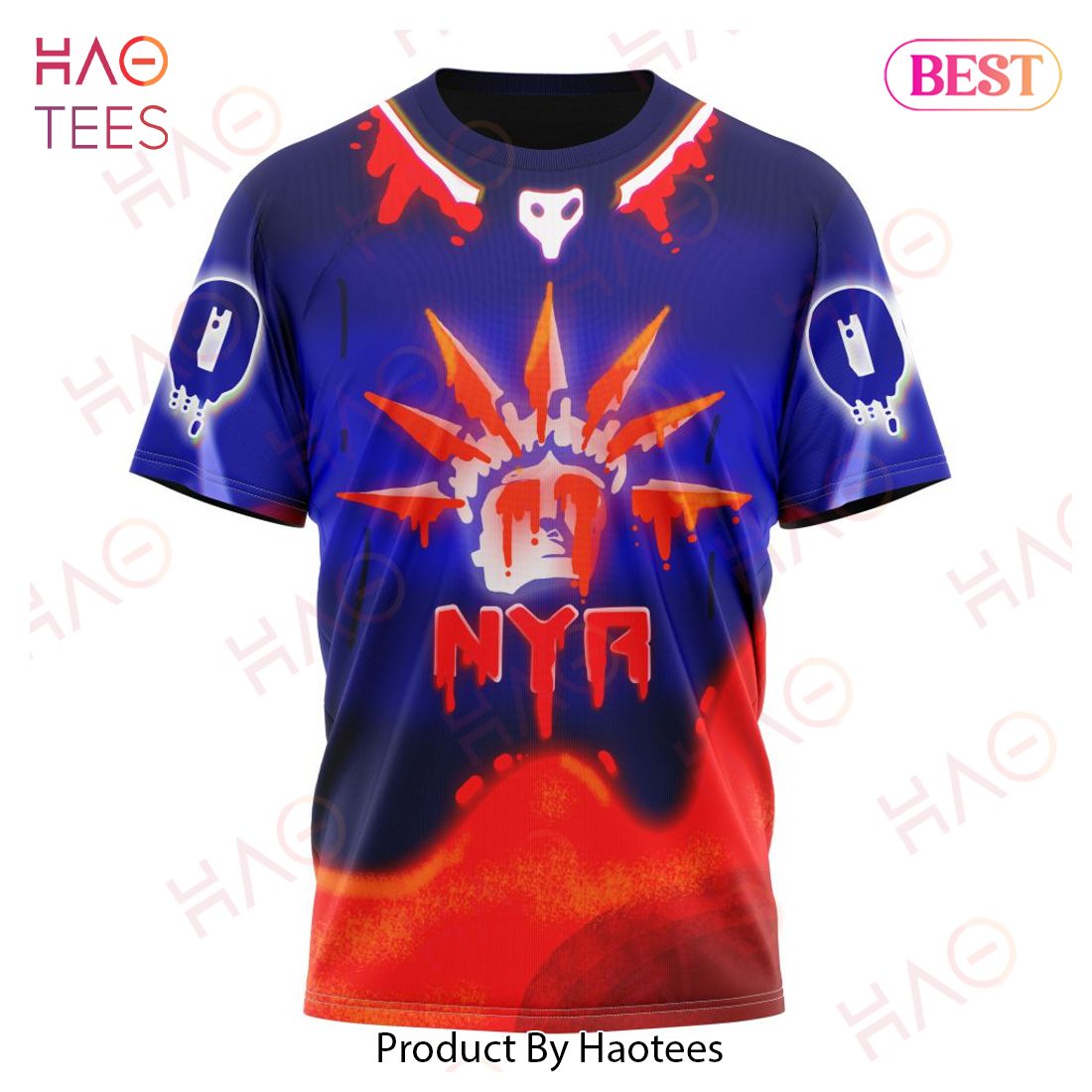 NHL New York Rangers Specialized Jersey For Halloween Night Hoodie NHL New York Rangers Specialized Jersey For Halloween Night Hoodie