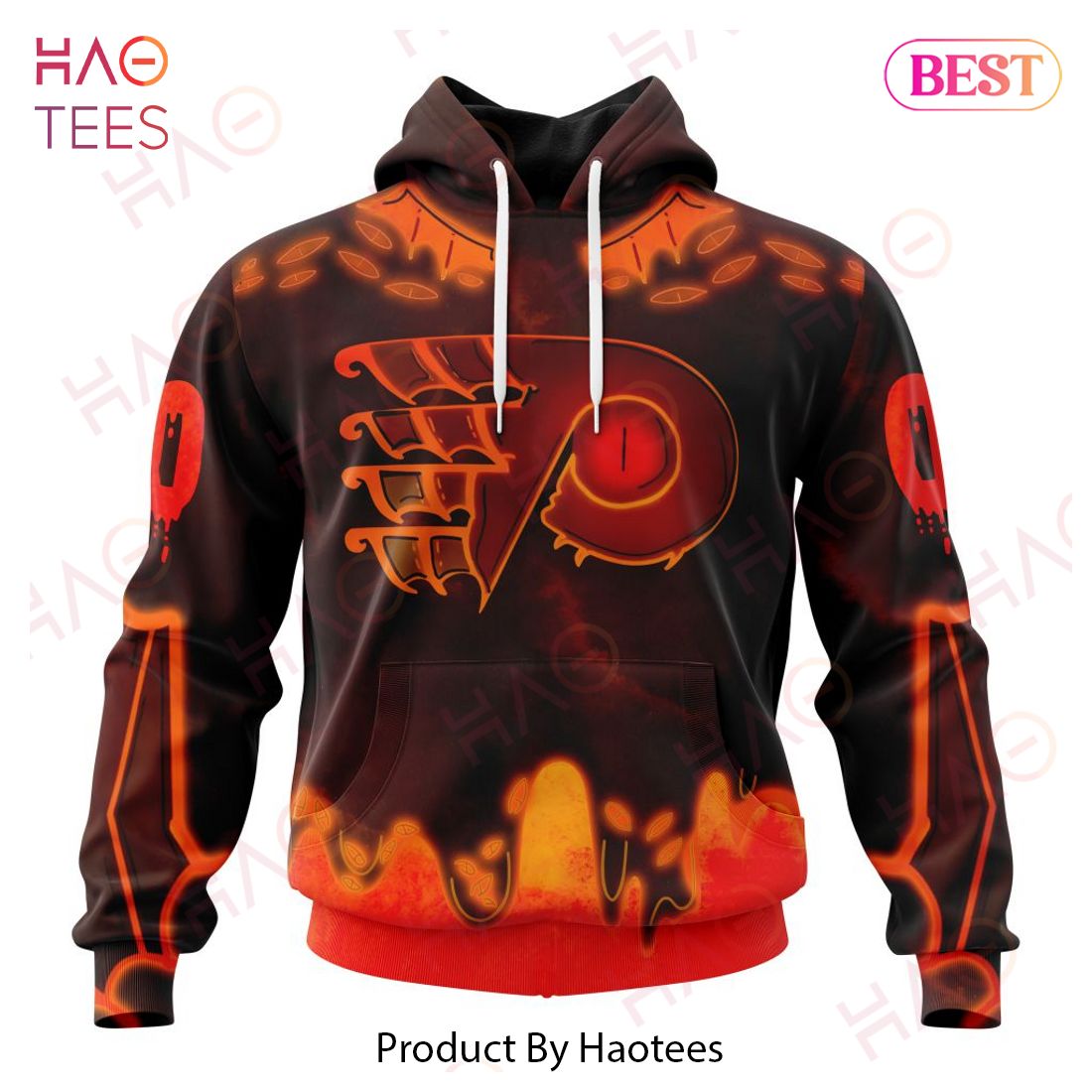 NHL Philadelphia Flyers Specialized Jersey For Halloween Night Hoodie NHL Philadelphia Flyers Specialized Jersey For Halloween Night Hoodie