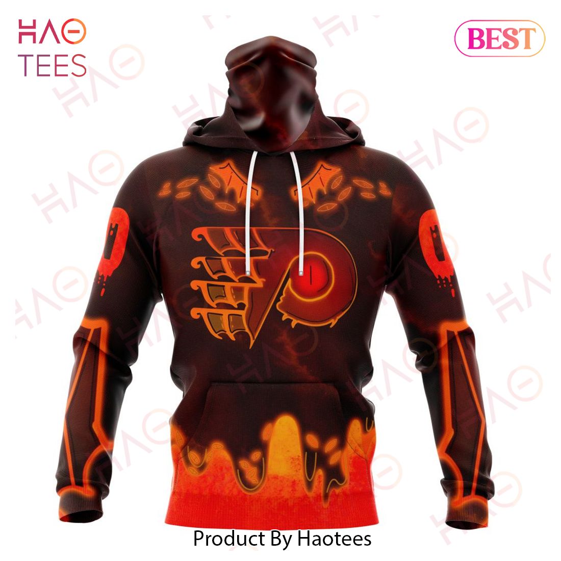 NHL Philadelphia Flyers Specialized Jersey For Halloween Night Hoodie NHL Philadelphia Flyers Specialized Jersey For Halloween Night Hoodie