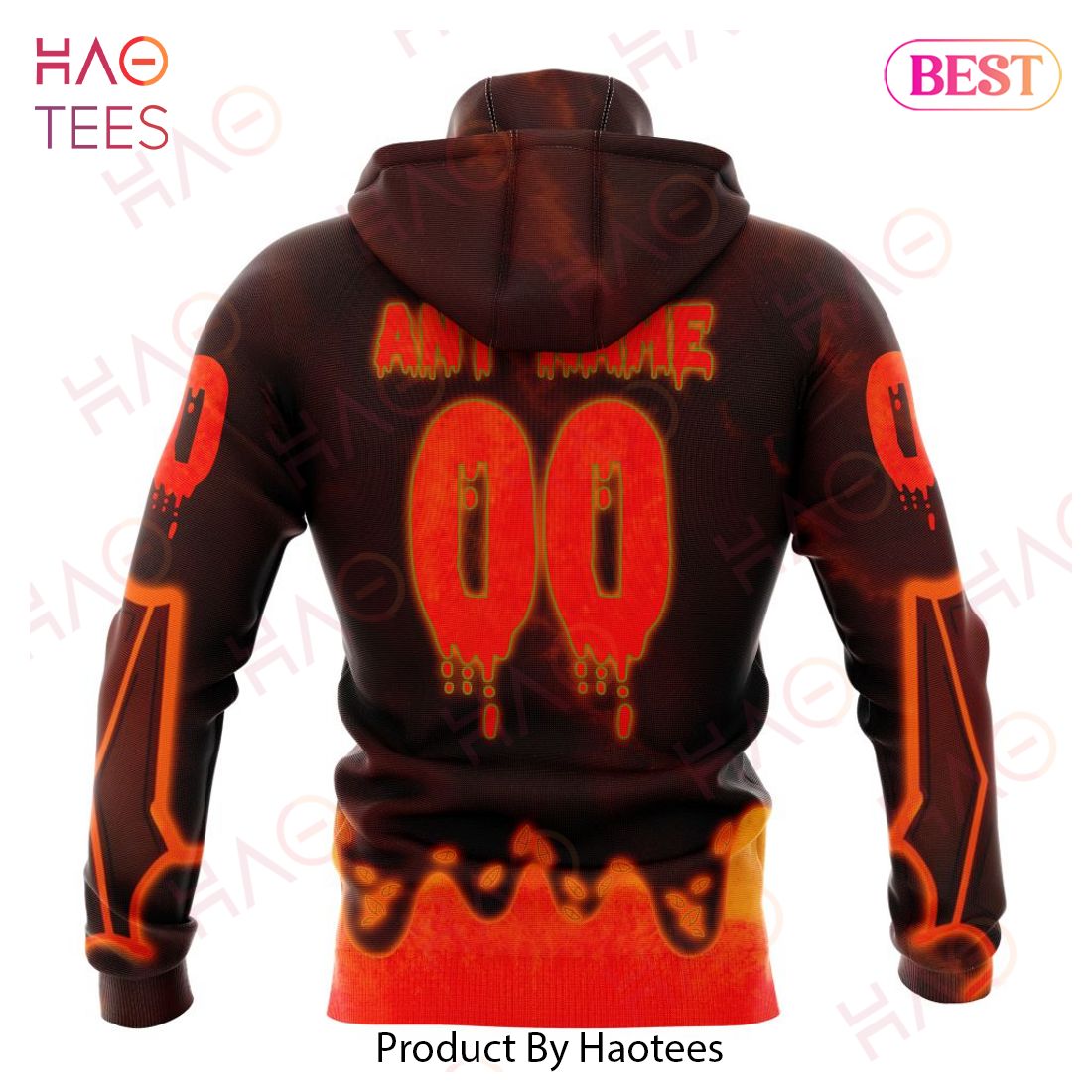 NHL Philadelphia Flyers Specialized Jersey For Halloween Night Hoodie NHL Philadelphia Flyers Specialized Jersey For Halloween Night Hoodie