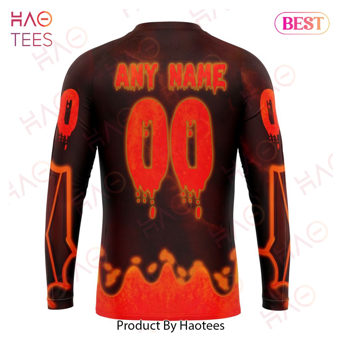 NHL Philadelphia Flyers Specialized Jersey For Halloween Night Hoodie NHL Philadelphia Flyers Specialized Jersey For Halloween Night Hoodie