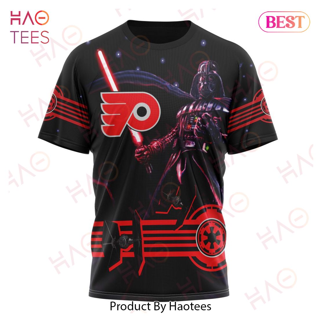 NHL Philadelphia Flyers Specialized Starwar Darth Vader Version Jersey Hoodie NHL Philadelphia Flyers Specialized Starwar Darth Vader Version Jersey Hoodie