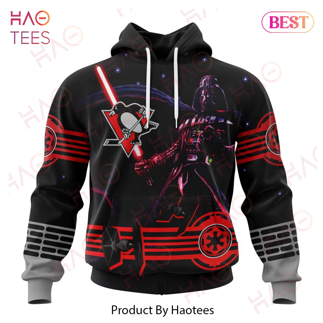 NHL Pittsburgh Penguins Specialized Starwar Darth Vader Version Jersey Hoodie NHL Pittsburgh Penguins Specialized Starwar Darth Vader Version Jersey Hoodie