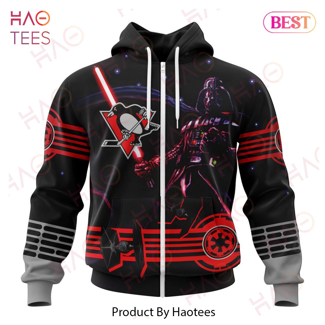 NHL Pittsburgh Penguins Specialized Starwar Darth Vader Version Jersey Hoodie NHL Pittsburgh Penguins Specialized Starwar Darth Vader Version Jersey Hoodie