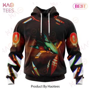 NHL San Jose Sharks Specialized Jersey For Halloween Night Hoodie