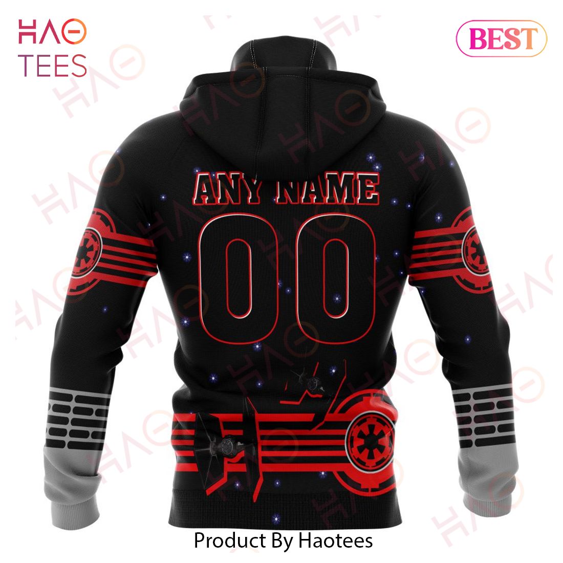 NHL Seattle Kraken Specialized Starwar Darth Vader Version Jersey Hoodie NHL Seattle Kraken Specialized Starwar Darth Vader Version Jersey Hoodie
