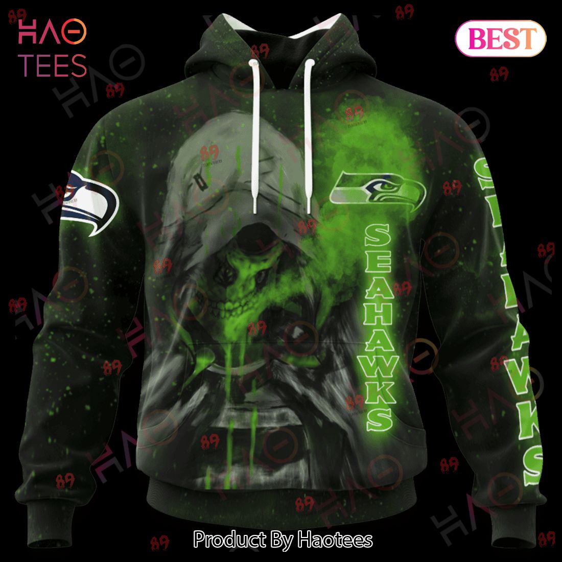 Seahawks Skull Smoke LIMITED EDITION Hoodie Seahawks Skull Smoke LIMITED EDITION Hoodie
