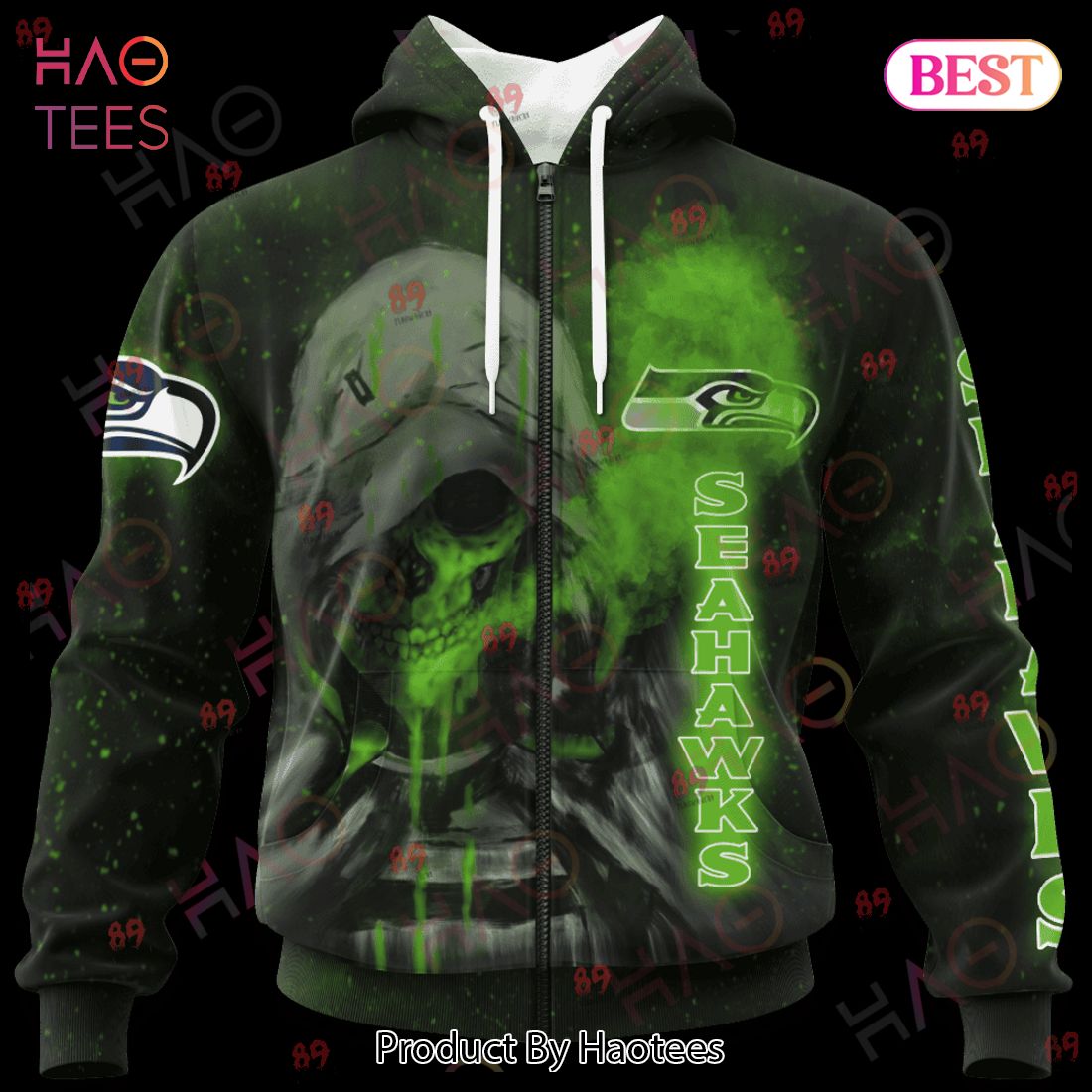 Seahawks Skull Smoke LIMITED EDITION Hoodie Seahawks Skull Smoke LIMITED EDITION Hoodie