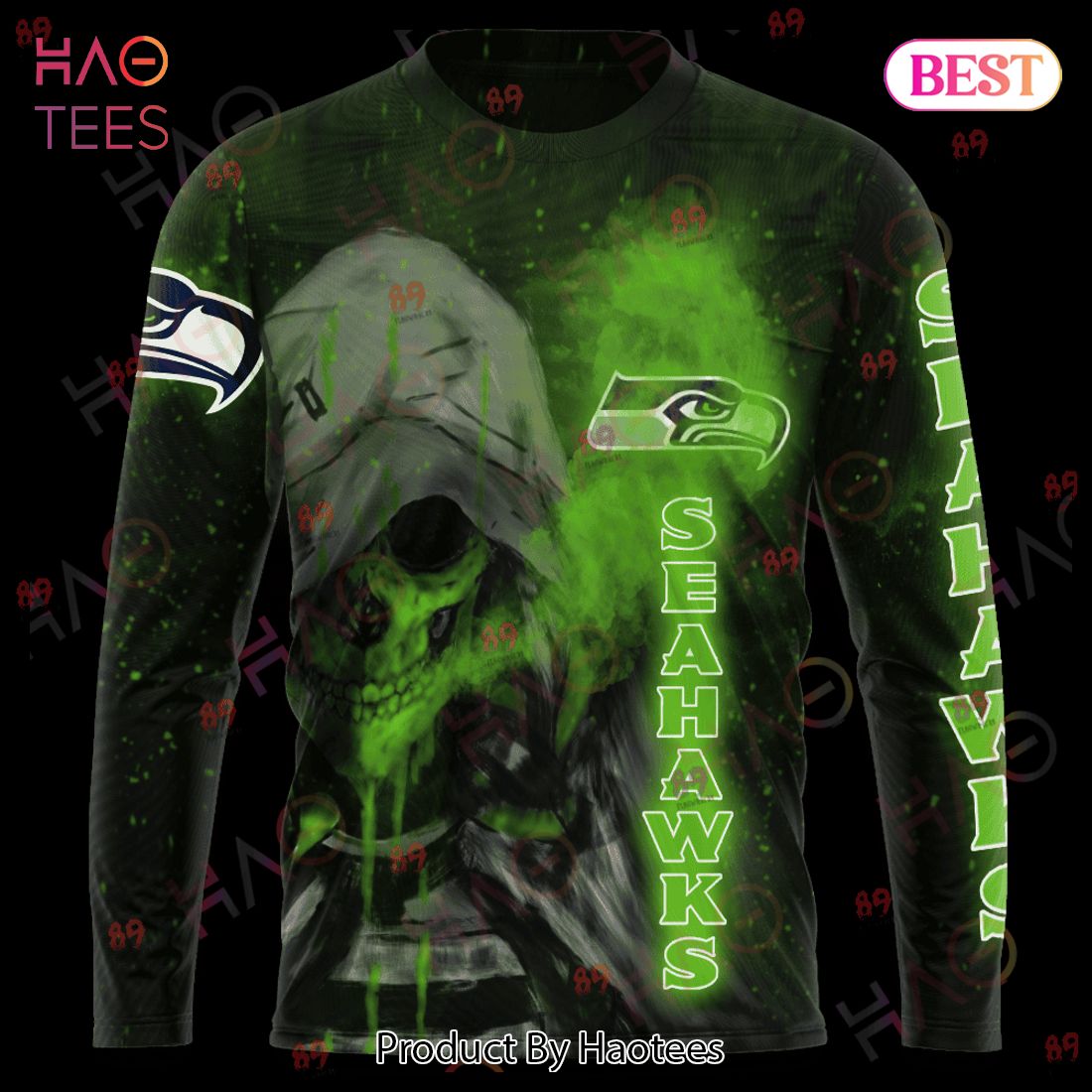 Seahawks Skull Smoke LIMITED EDITION Hoodie Seahawks Skull Smoke LIMITED EDITION Hoodie