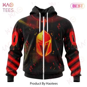 Vegas Golden Knights Specialized Jersey For Halloween Night Hoodie