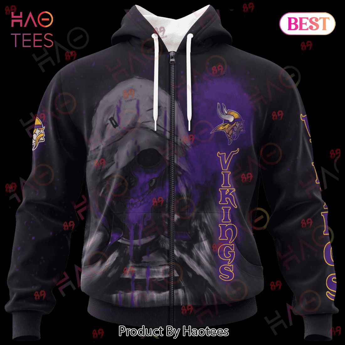 Vikings Skull Smoke LIMITED EDITION Hoodie Vikings Skull Smoke LIMITED EDITION Hoodie