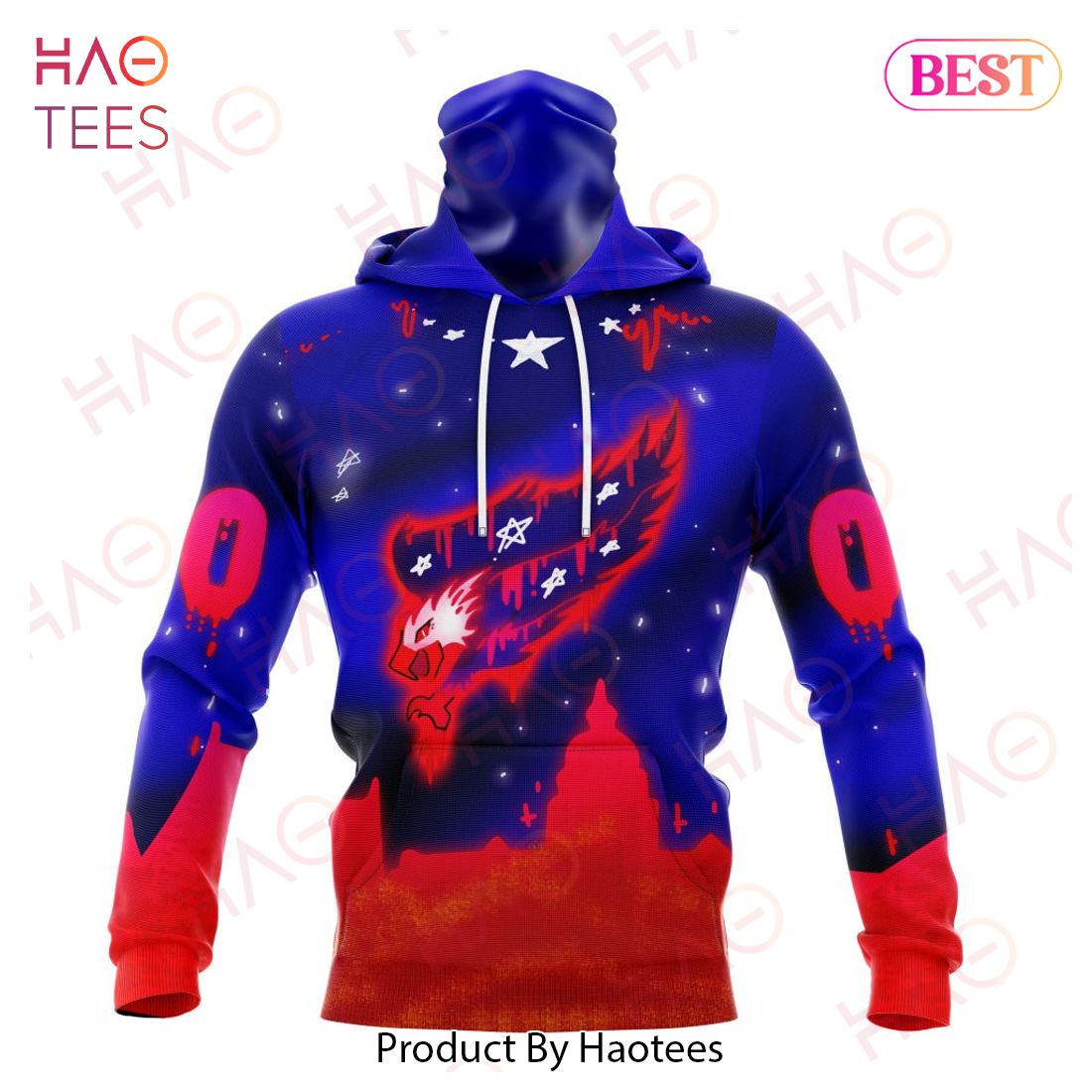 Washington Capitals Specialized Jersey For Halloween Night Hoodie Washington Capitals Specialized Jersey For Halloween Night Hoodie