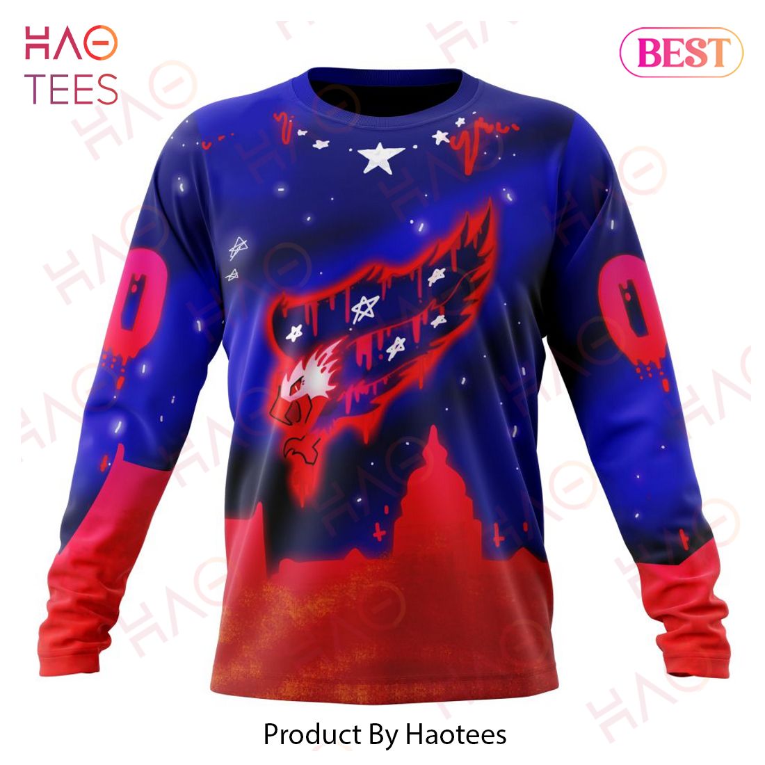 Washington Capitals Specialized Jersey For Halloween Night Hoodie Washington Capitals Specialized Jersey For Halloween Night Hoodie