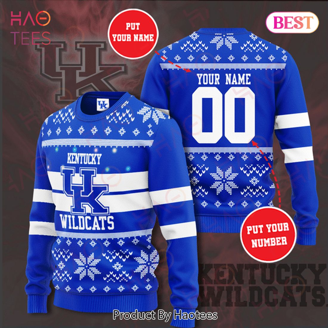 Personalized Kw Christmas Sweater Personalized Kw Christmas Sweater