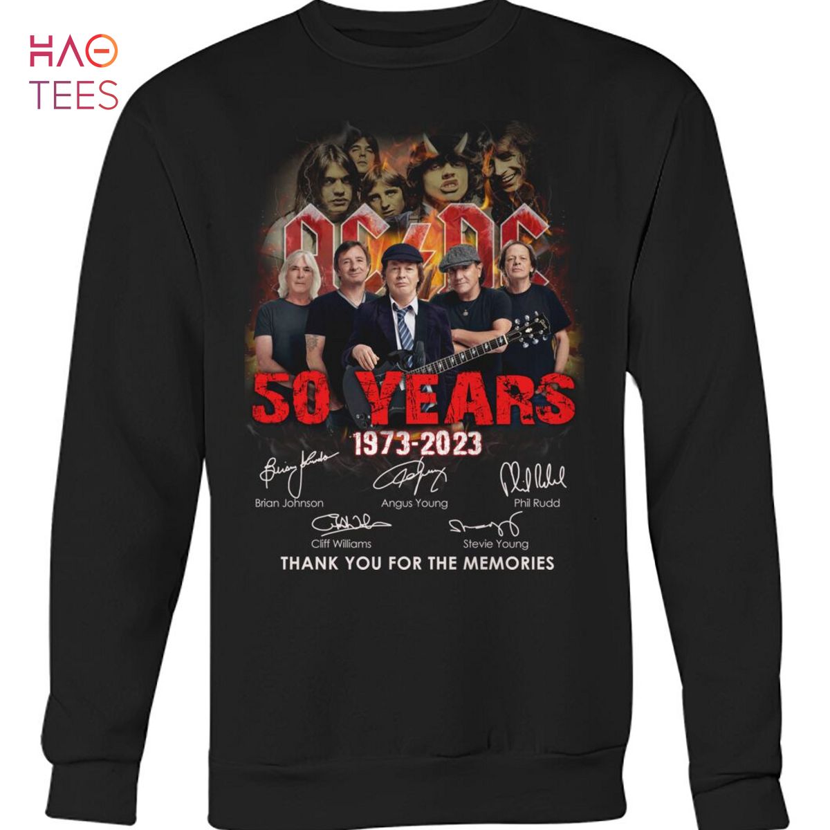 AC DC 50 Years 1973-2023 Shirt