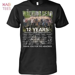 HOT Walking Dead 12 Years 2010-2022 Shirt HOT Walking Dead 12 Years 2010-2022 Shirt