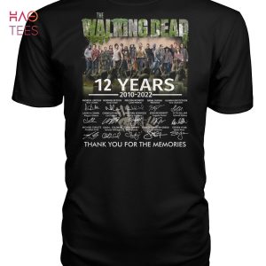 HOT Walking Dead 12 Years 2010-2022 Shirt
