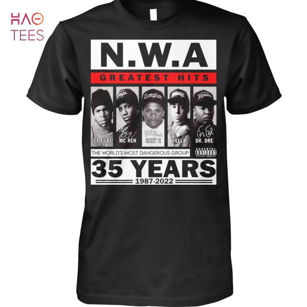 N.W.A Greatest Hits 35 Years 1987-2022 Shirt