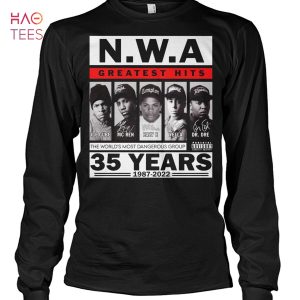 N.W.A Greatest Hits 35 Years 1987-2022 Shirt