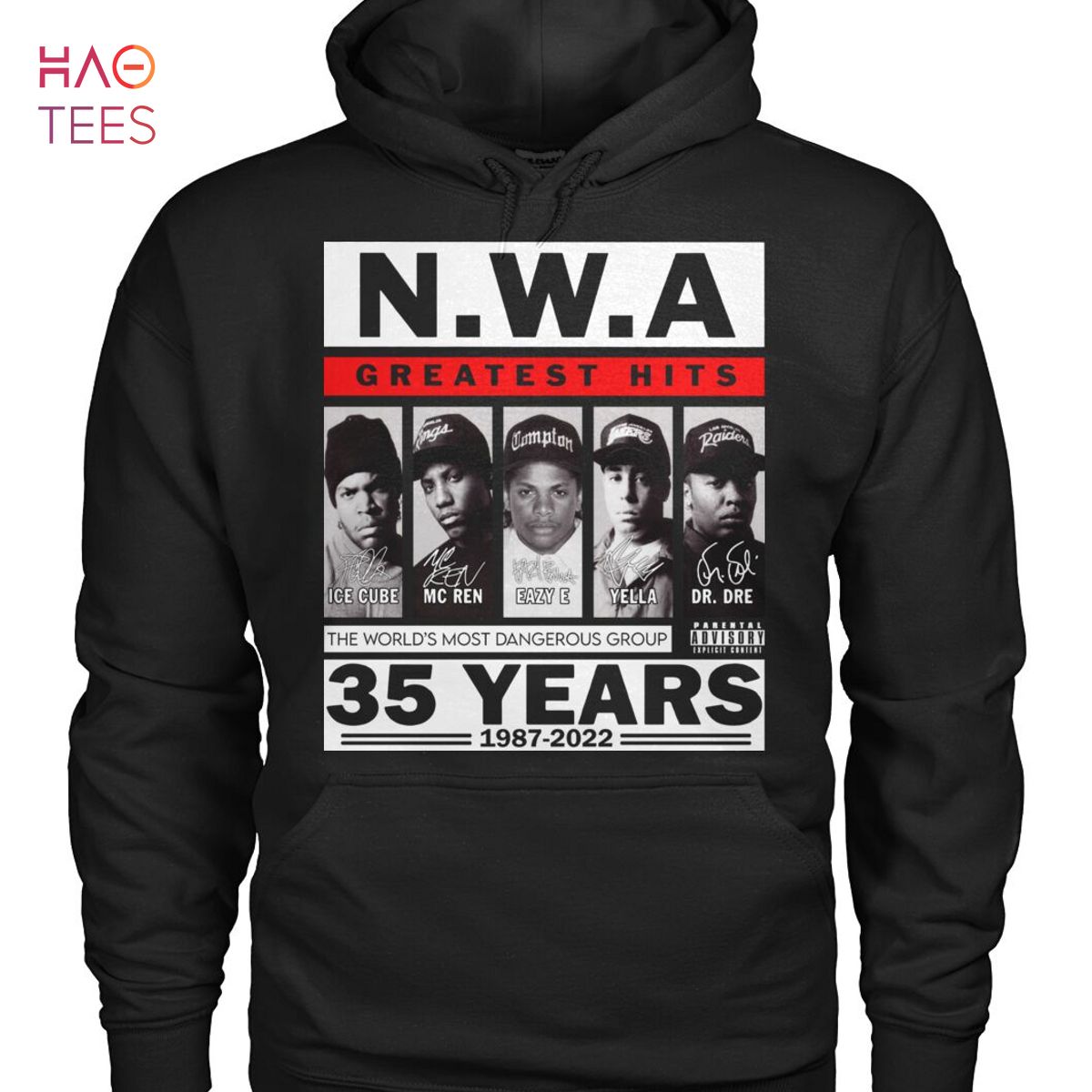 N.W.A Greatest Hits 35 Years 1987-2022 Shirt N.W.A Greatest Hits 35 Years 1987-2022 Shirt