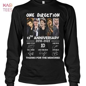 One Direction 12 Anniversary 2010-2022 Shirt