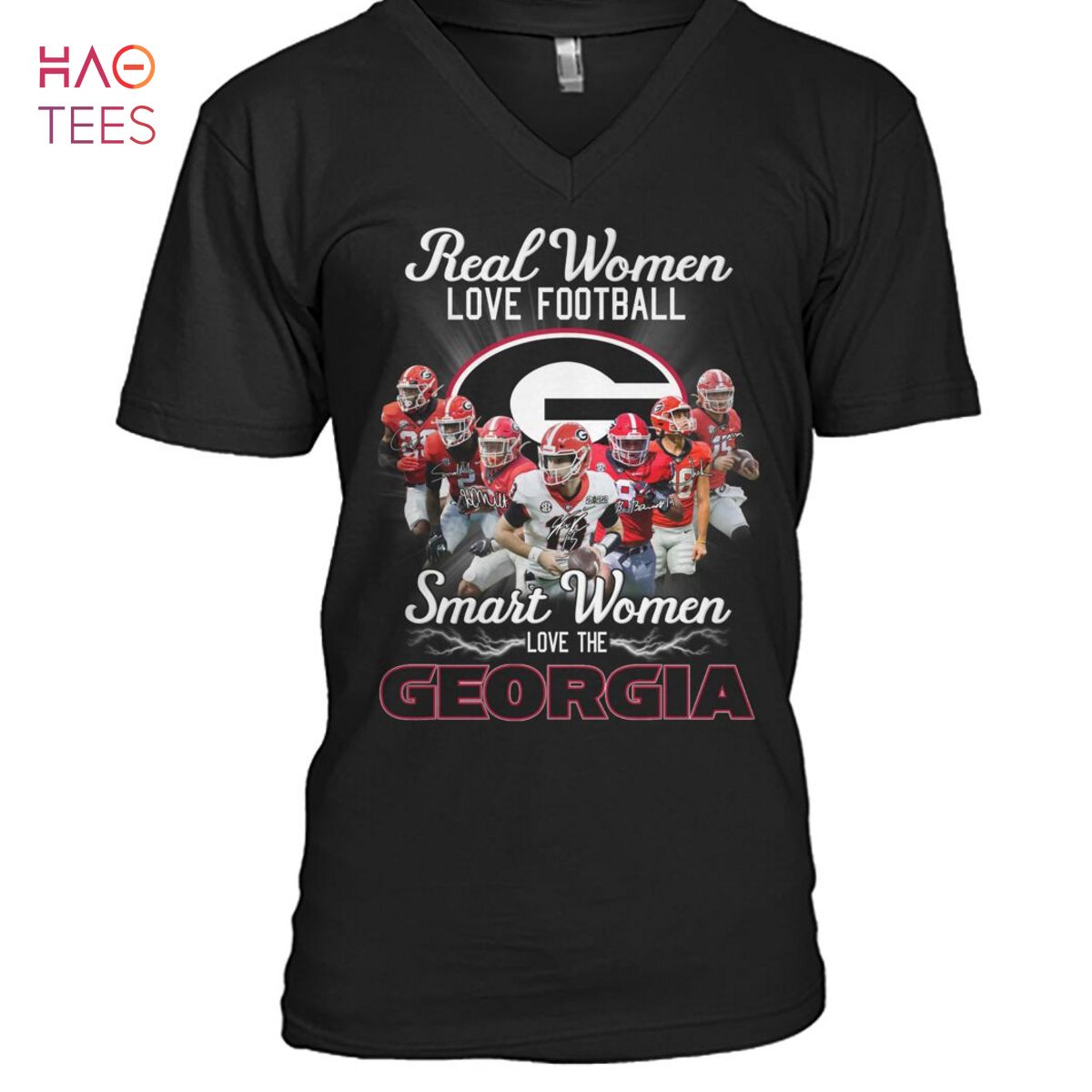 Real Women Love Football Smart Women Love The Georgia Shirt