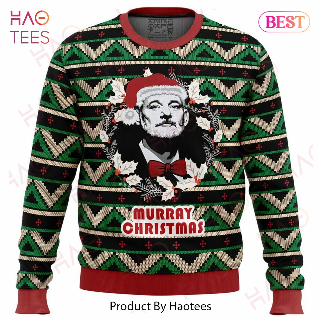 A Very Murray Christmas Ugly Christmas Sweater A Very Murray Christmas Ugly Christmas Sweater