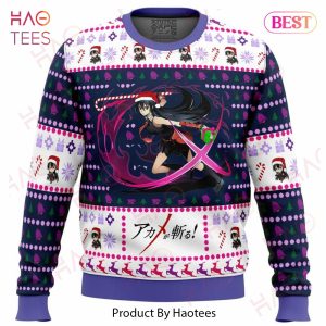 Akame ga Kill Akame Christmas Attack Ugly Christmas Sweater