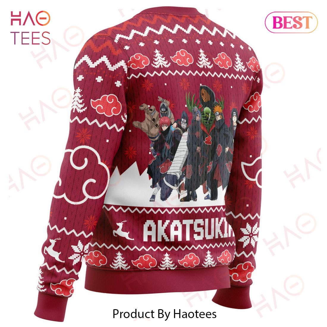 Akatsukimas Akatsuki Christmas Sweater Akatsukimas Akatsuki Christmas Sweater